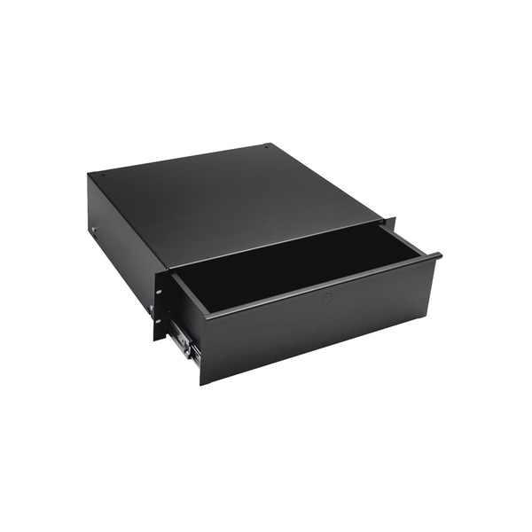 Middle Atlantic Products UTILITY DRAWER 4 RMU 7.00", BLACK POWER COAT FINISH,  231242